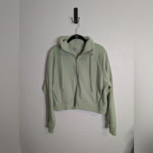 All in Motion Light Green Women's Half-Zip Hoodie